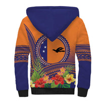 PNG New Ireland Province Sherpa Hoodie Niu Ailan Necklace Polynesian Tattoo - Polynesian Pride