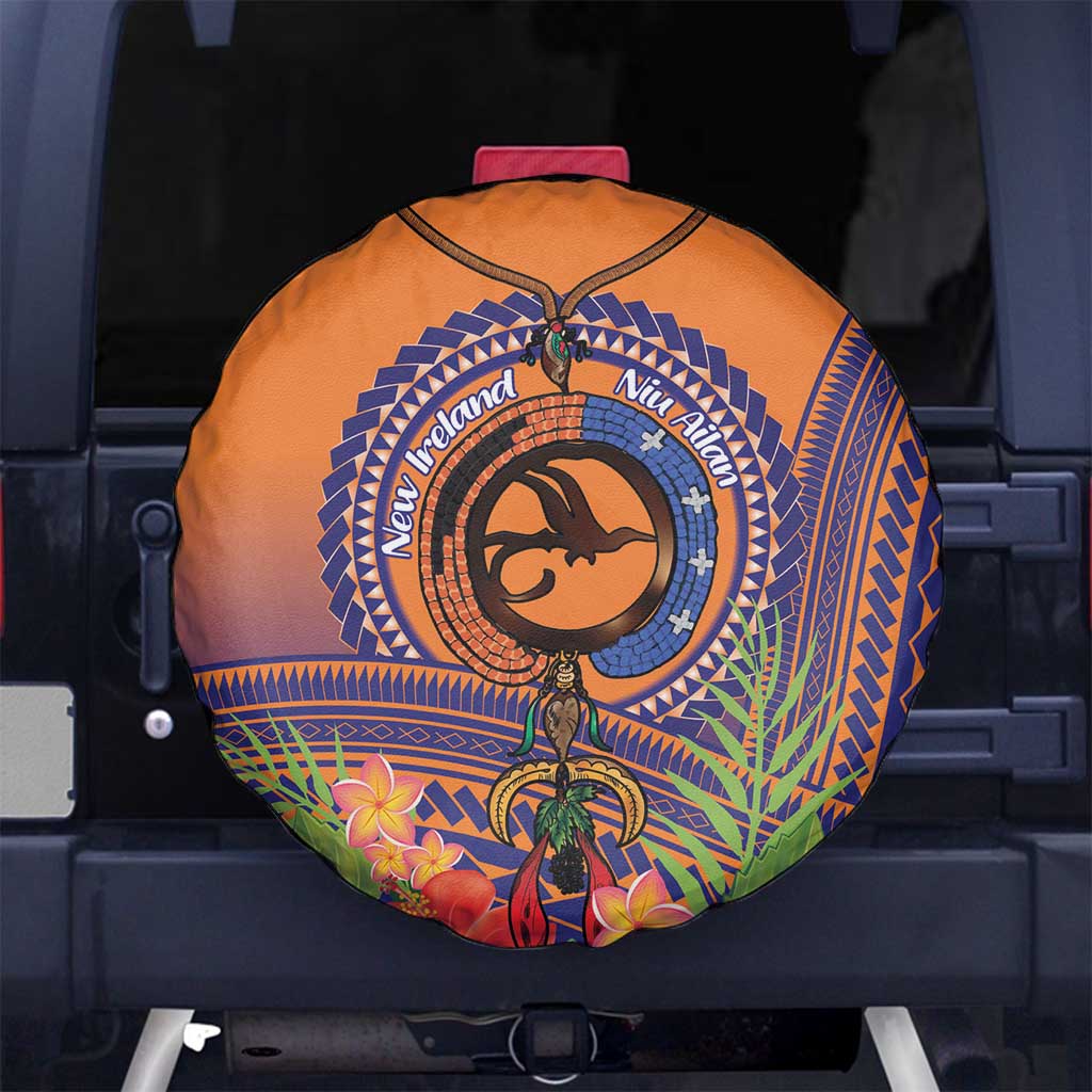 PNG New Ireland Province Spare Tire Cover Niu Ailan Necklace Polynesian Tattoo - Polynesian Pride