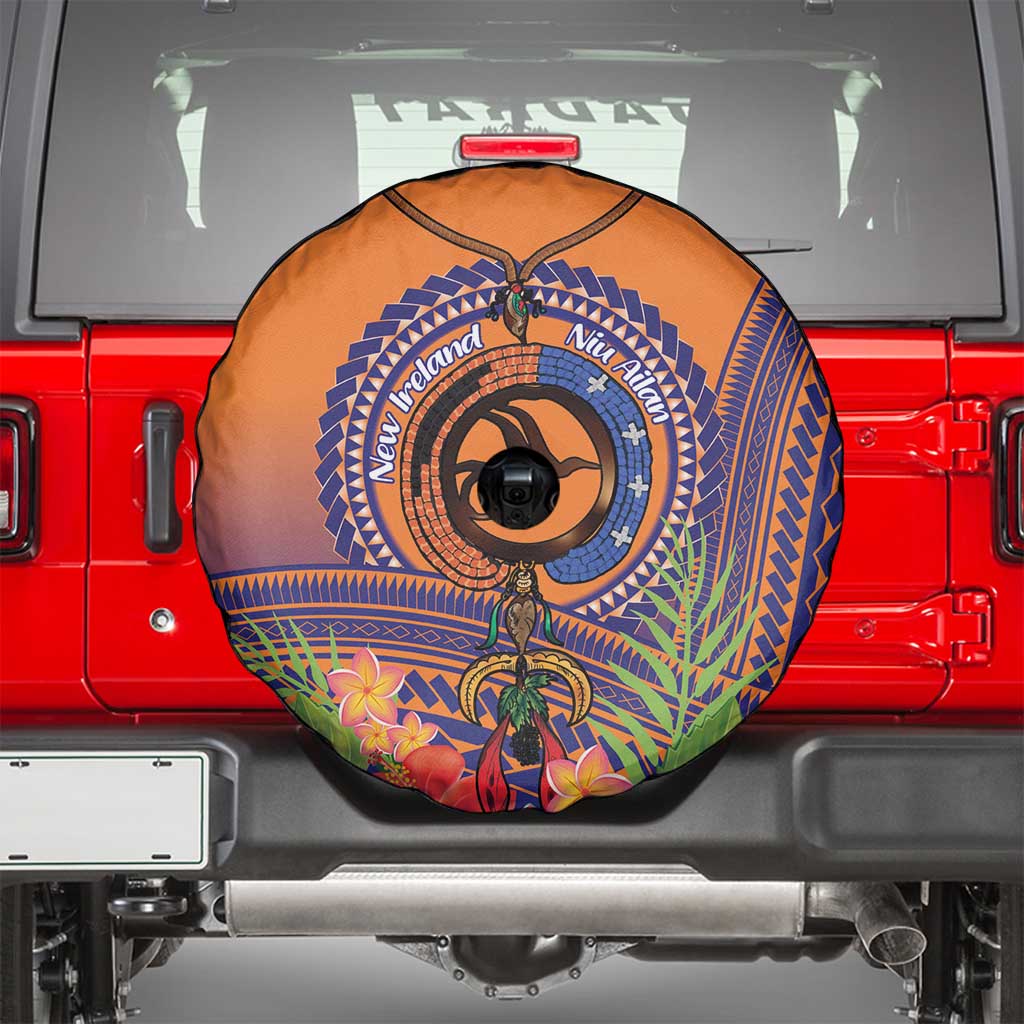 PNG New Ireland Province Spare Tire Cover Niu Ailan Necklace Polynesian Tattoo - Polynesian Pride