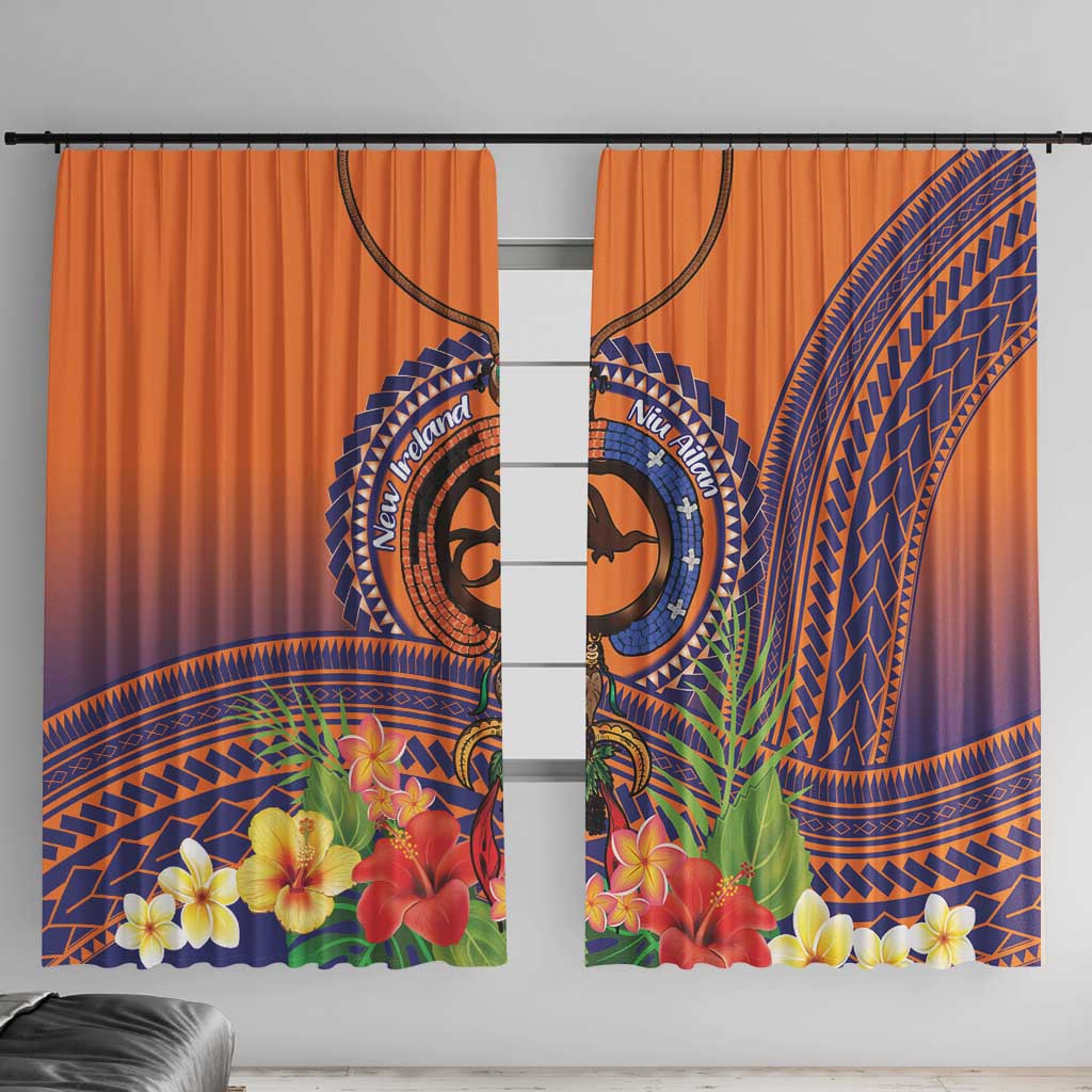 PNG New Ireland Province Window Curtain Niu Ailan Necklace Polynesian Tattoo - Polynesian Pride