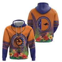 PNG New Ireland Province Zip Hoodie Niu Ailan Necklace Polynesian Tattoo - Polynesian Pride