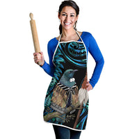 New Zealand Tui Bird Taiaha Apron Maori Weapon Paua Shell Mix Silver Fern LT14 - Polynesian Pride