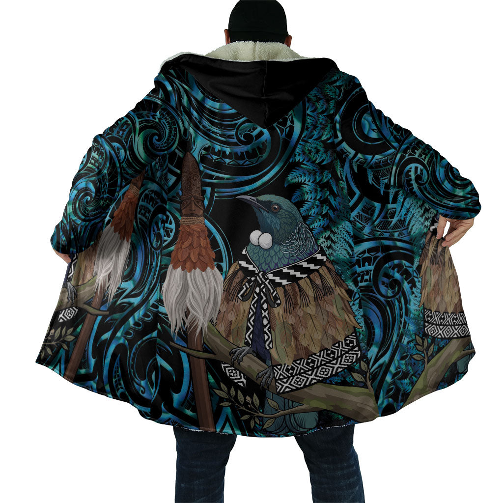 New Zealand Tui Bird Taiaha Cloak Maori Weapon Paua Shell Mix Silver Fern LT14 - Polynesian Pride