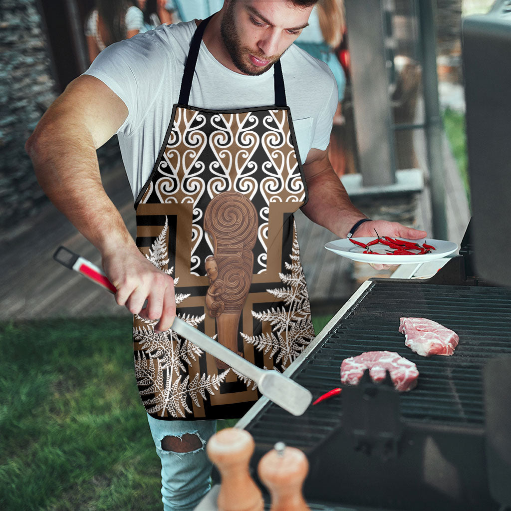 Wahaika New Zealand Apron Maori Weapon Kowhaiwhai Fern Poutama Motifs LT14 - Polynesian Pride
