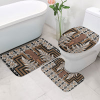 Wahaika New Zealand Bathroom Set Maori Weapon Kowhaiwhai Fern Poutama Motifs LT14 - Polynesian Pride