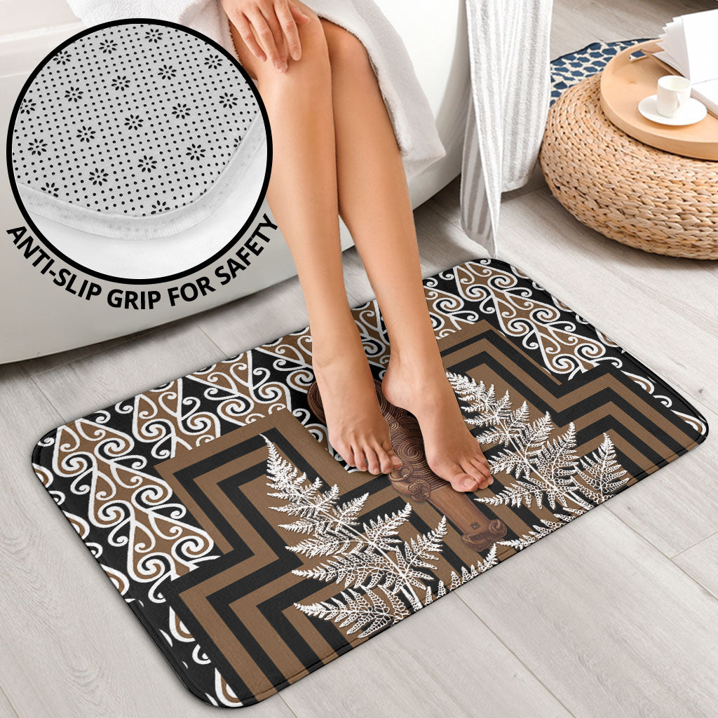 Wahaika New Zealand Bathroom Set Maori Weapon Kowhaiwhai Fern Poutama Motifs LT14 - Polynesian Pride