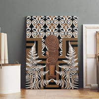 Wahaika New Zealand Canvas Wall Art Maori Weapon Kowhaiwhai Fern Poutama Motifs LT14 - Polynesian Pride
