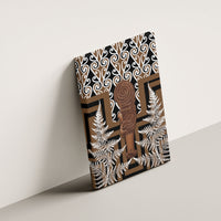 Wahaika New Zealand Canvas Wall Art Maori Weapon Kowhaiwhai Fern Poutama Motifs LT14 - Polynesian Pride