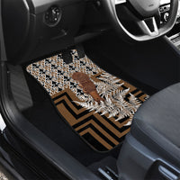 Wahaika New Zealand Car Mats Maori Weapon Kowhaiwhai Fern Poutama Motifs LT14 - Polynesian Pride