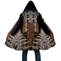 Wahaika New Zealand Cloak Maori Weapon Kowhaiwhai Fern Poutama Motifs LT14 Unisex Brown - Polynesian Pride