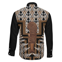 Wahaika New Zealand Family Matching Summer Maxi Dress and Hawaiian Shirt Maori Weapon Kowhaiwhai Fern Poutama Motifs LT14 - Polynesian Pride