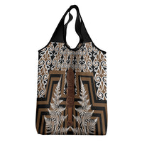 Wahaika New Zealand Grocery Bag Maori Weapon Kowhaiwhai Fern Poutama Motifs LT14 - Polynesian Pride