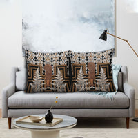 Wahaika New Zealand Pillow Cover Maori Weapon Kowhaiwhai Fern Poutama Motifs LT14 - Polynesian Pride