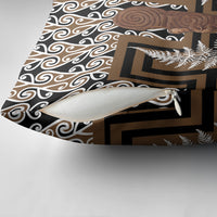Wahaika New Zealand Pillow Cover Maori Weapon Kowhaiwhai Fern Poutama Motifs LT14 - Polynesian Pride