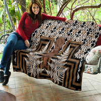 Wahaika New Zealand Quilt Maori Weapon Kowhaiwhai Fern Poutama Motifs LT14 - Polynesian Pride