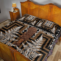 Wahaika New Zealand Quilt Bed Set Maori Weapon Kowhaiwhai Fern Poutama Motifs LT14 - Polynesian Pride