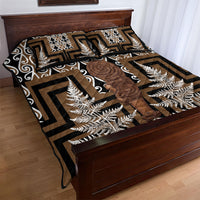 Wahaika New Zealand Quilt Bed Set Maori Weapon Kowhaiwhai Fern Poutama Motifs LT14 - Polynesian Pride