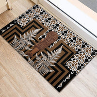 Wahaika New Zealand Rubber Doormat Maori Weapon Kowhaiwhai Fern Poutama Motifs LT14 - Polynesian Pride