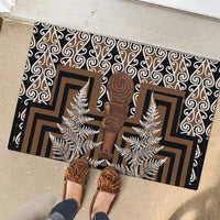 Wahaika New Zealand Rubber Doormat Maori Weapon Kowhaiwhai Fern Poutama Motifs LT14 - Polynesian Pride