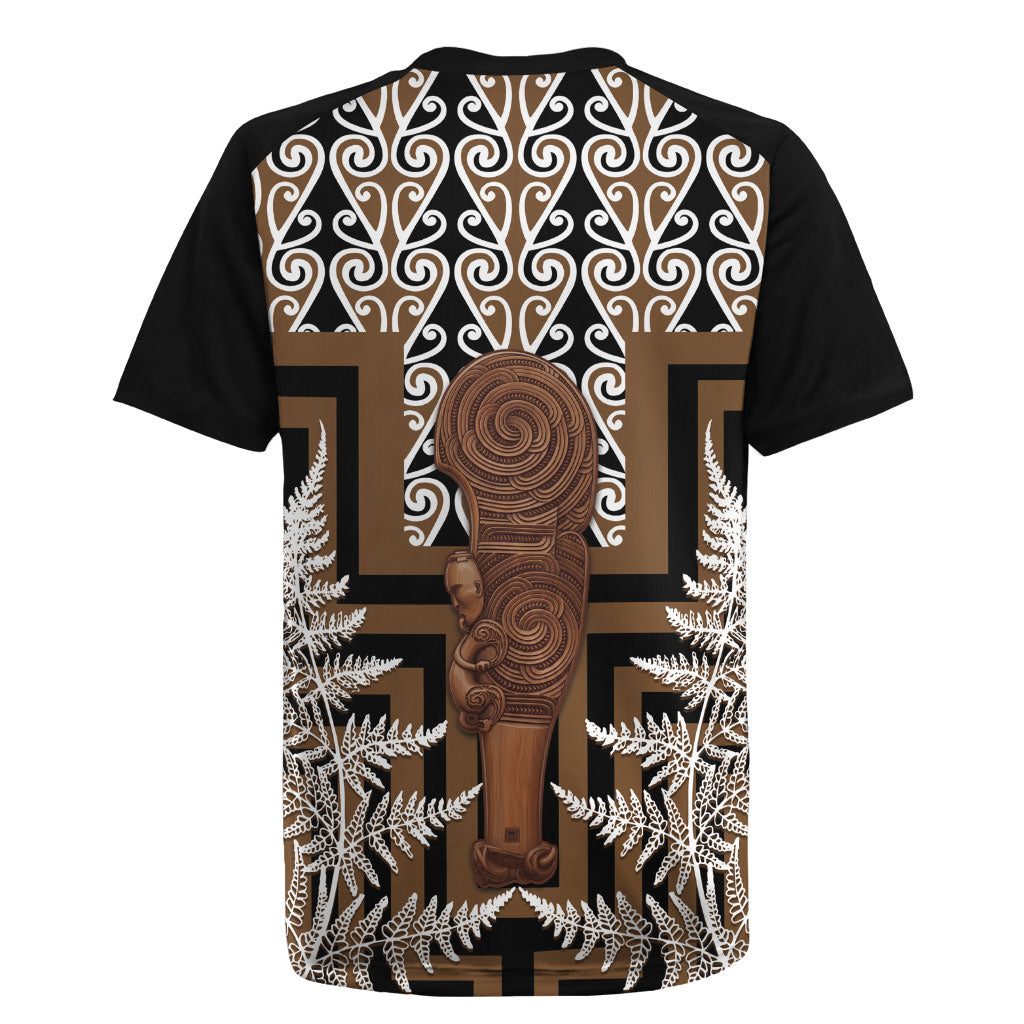 Wahaika New Zealand Rugby Jersey Maori Weapon Kowhaiwhai Fern Poutama Motifs LT14 - Polynesian Pride