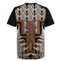 Wahaika New Zealand Rugby Jersey Maori Weapon Kowhaiwhai Fern Poutama Motifs LT14 - Polynesian Pride