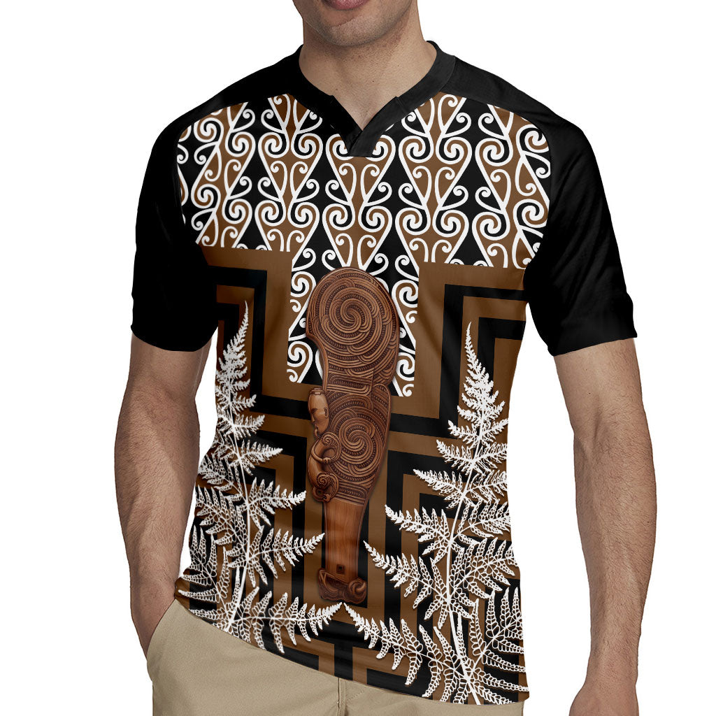 Wahaika New Zealand Rugby Jersey Maori Weapon Kowhaiwhai Fern Poutama Motifs LT14 - Polynesian Pride