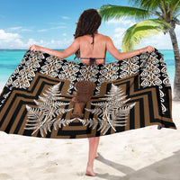 Wahaika New Zealand Sarong Maori Weapon Kowhaiwhai Fern Poutama Motifs LT14 - Polynesian Pride