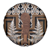 Wahaika New Zealand Spare Tire Cover Maori Weapon Kowhaiwhai Fern Poutama Motifs LT14 - Polynesian Pride