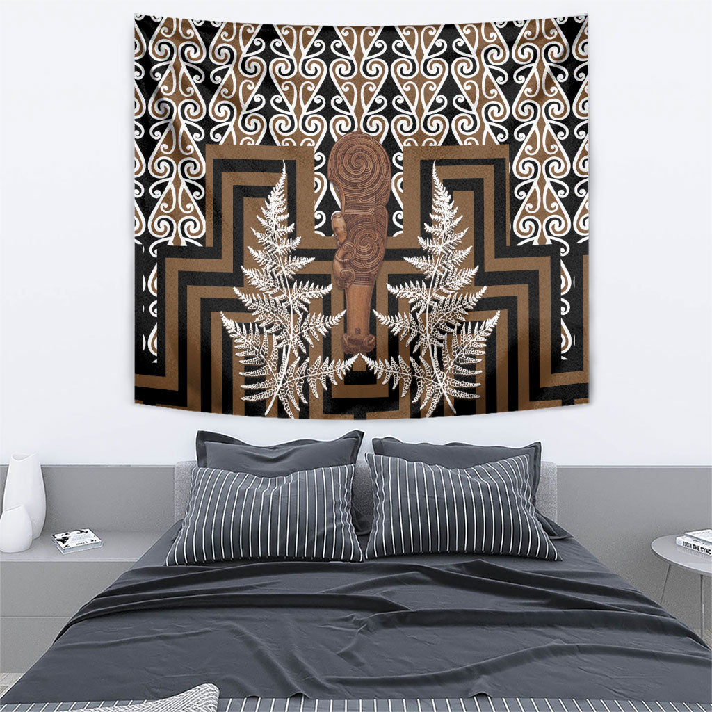 Wahaika New Zealand Tapestry Maori Weapon Kowhaiwhai Fern Poutama Motifs LT14 - Polynesian Pride