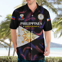 Philippines Football Hawaiian Shirt 2023 World Cup Go Filipinas Feather Black Version LT14 - Polynesian Pride