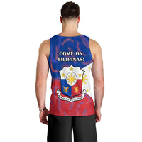 Philippines Football Men Tank Top 2023 World Cup Go Filipinas Feather Flag Version LT14 - Polynesian Pride