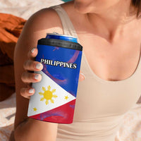 Custom Philippines Football 4 in 1 Can Cooler Tumbler World Cup Go Filipinas Feather Flag Version