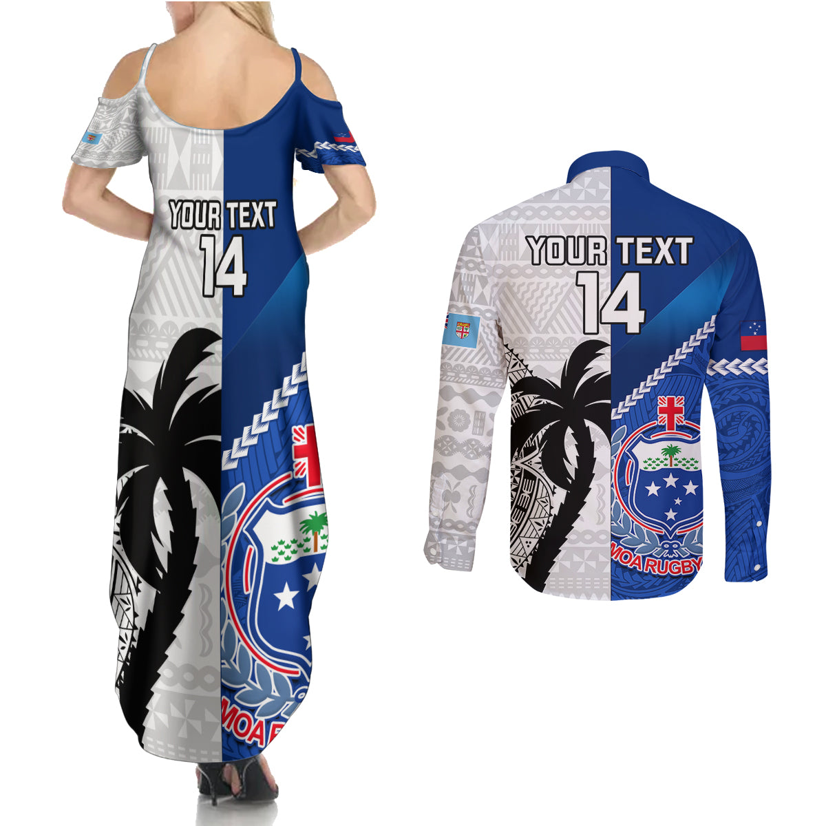 custom-fiji-and-samoa-rugby-couples-matching-summer-maxi-dress-and-long-sleeve-button-shirts-2023-world-cup-samoan-mix-tapa-pattern