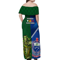 samoa-and-ireland-rugby-off-shoulder-maxi-dress-2023-world-cup-manu-samoa-with-shamrocks