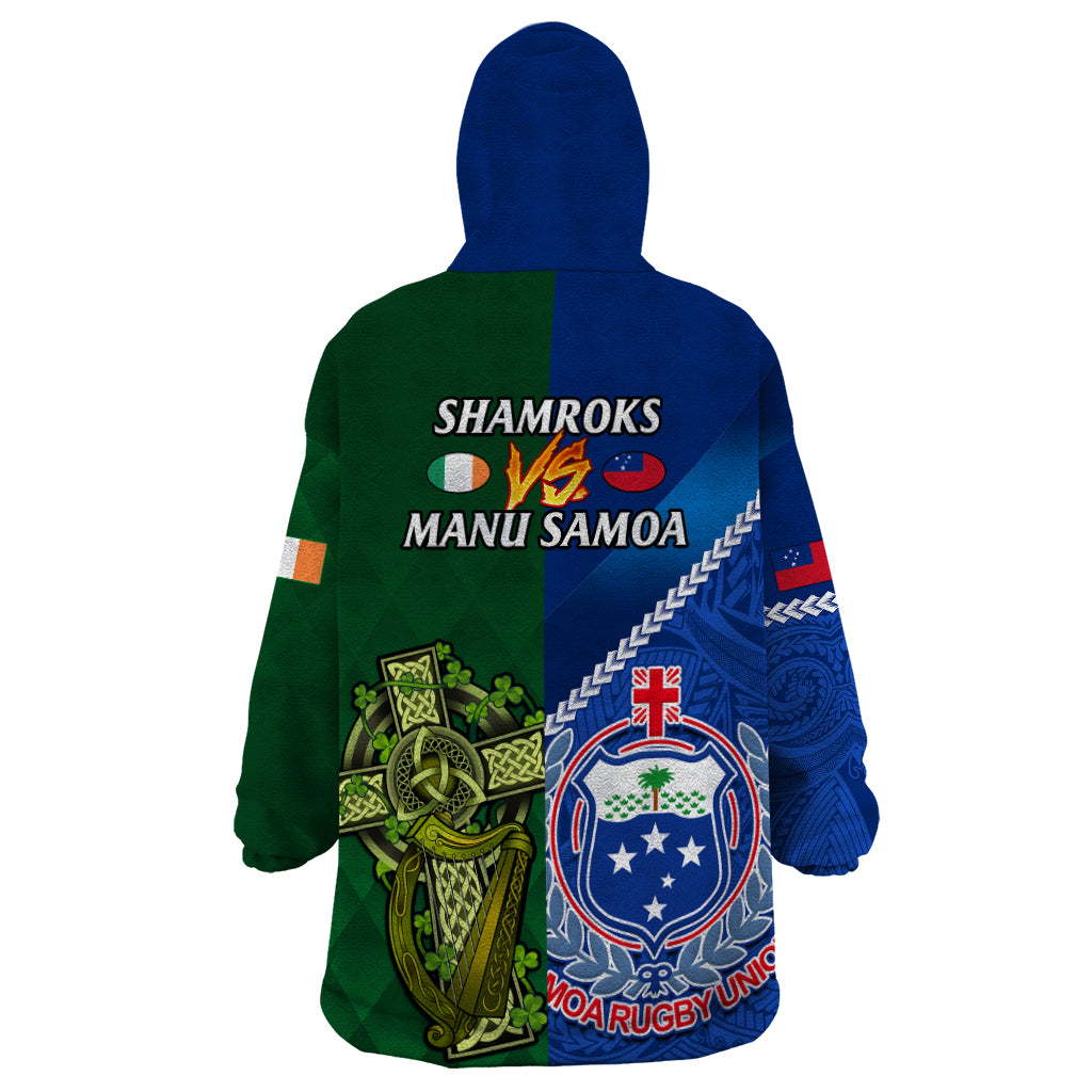 samoa-and-ireland-rugby-wearable-blanket-hoodie-2023-world-cup-manu-samoa-with-shamrocks