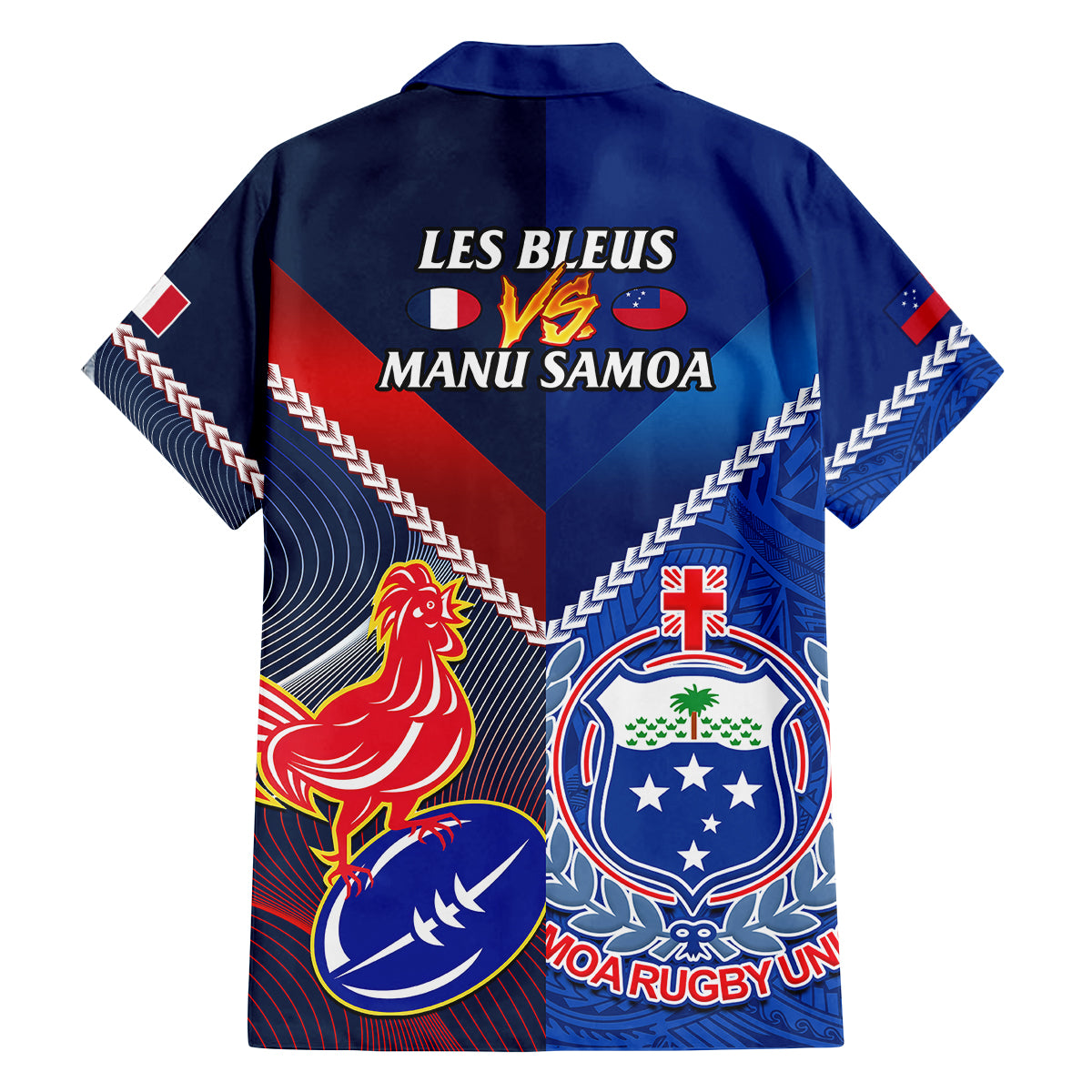 samoa-and-france-rugby-family-matching-off-shoulder-maxi-dress-and-hawaiian-shirt-2023-world-cup-manu-samoa-with-les-bleus