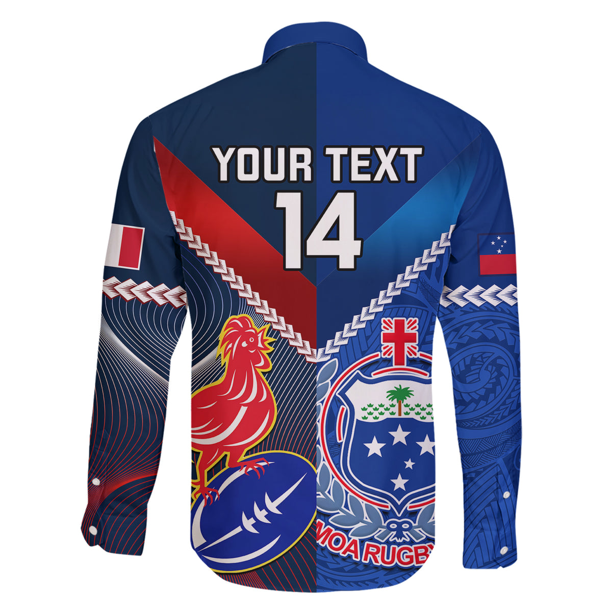 custom-samoa-and-france-rugby-family-matching-short-sleeve-bodycon-dress-and-hawaiian-shirt-2023-world-cup-manu-samoa-with-les-bleus