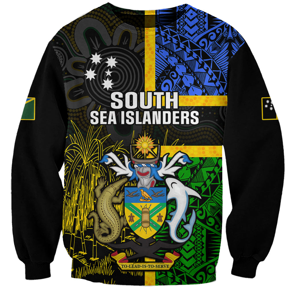personalised-south-sea-islanders-sweatshirt-kanakas-with-solomon-islands-coat-of-arms
