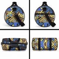 Polynesia Fabric Duffle Bag Polynesian Tribal With Frangipani Flowers LT14 - Polynesian Pride
