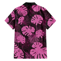 Pink Hawaii Kukui Nut Lei Family Matching Summer Maxi Dress and Hawaiian Shirt Hawaiian Pattern Monstera Tropical Vibes - Polynesian Pride