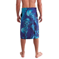 Purple Paradise Polynesia Jellyfish Lavalava Plumeria Polynesian Tattoo Glowing Vibes LT14 - Polynesian Pride