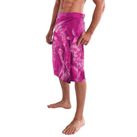 Pink Gradient Polynesia Jellyfish Lavalava Plumeria Polynesian Tattoo Glowing Vibes