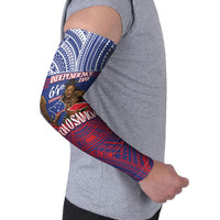 Personalised Samoa Independence Day Arm Sleeves 64th Anniversary Toa O Samoa