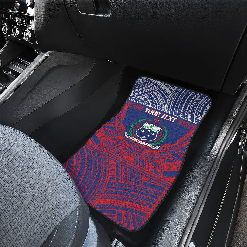 Personalised Samoa Independence Day Car Mats 64th Anniversary Toa O Samoa