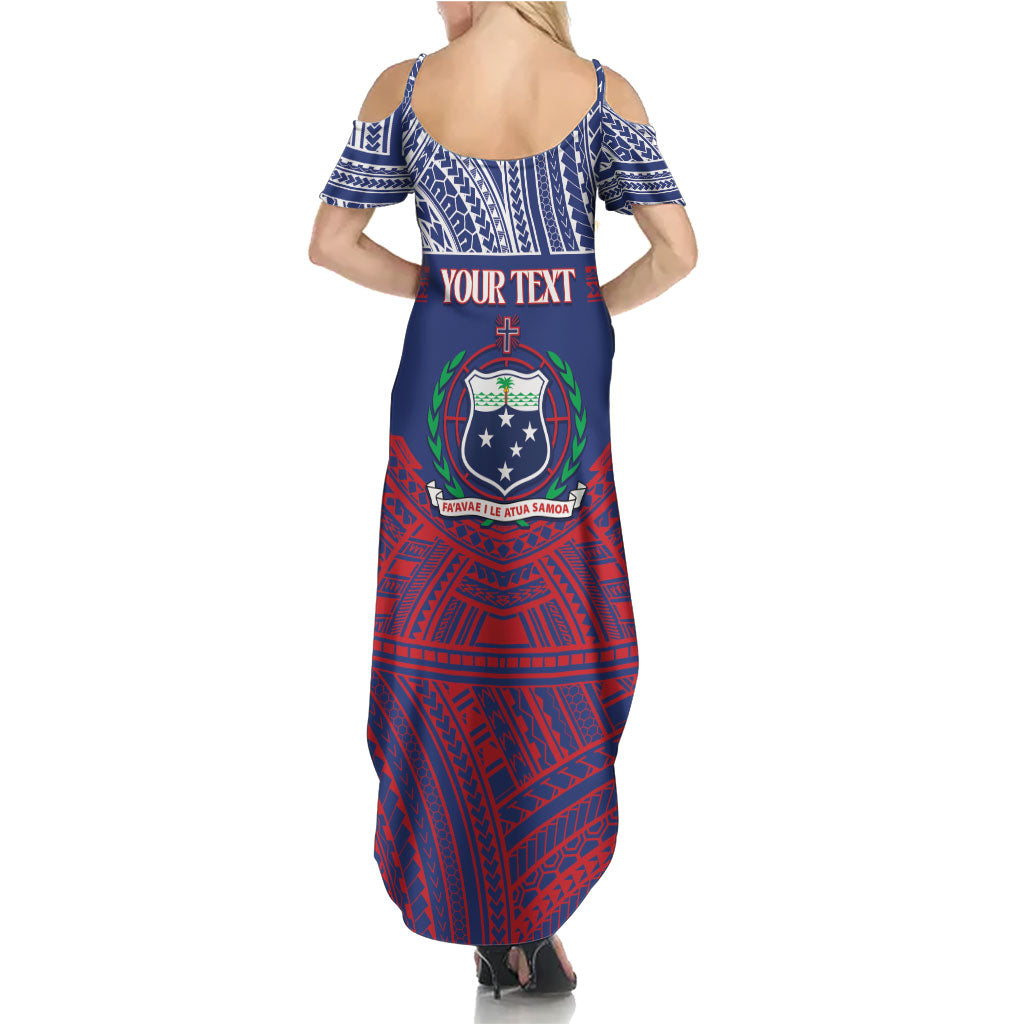Personalised Samoa Independence Day Family Matching Summer Maxi Dress and Hawaiian Shirt 64th Anniversary Toa O Samoa