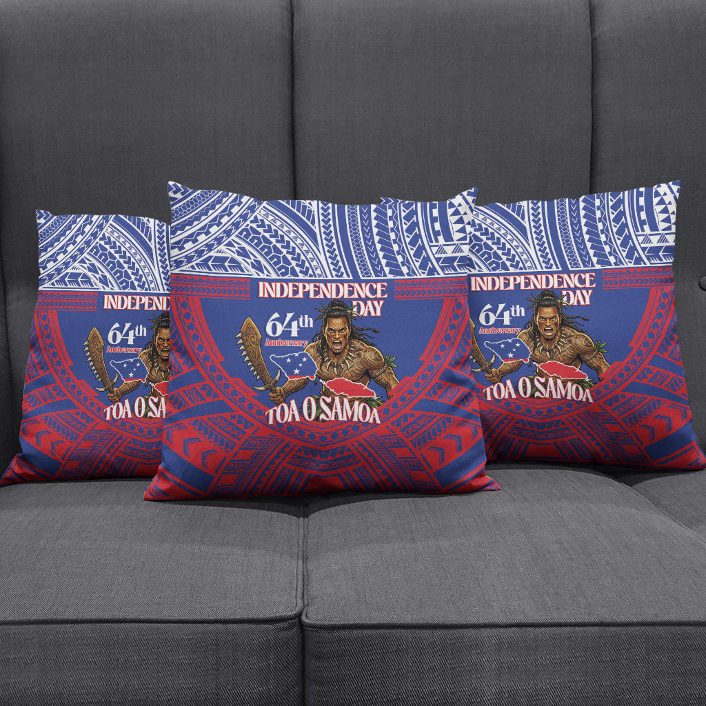 Samoa Independence Day Pillow Cover 64th Anniversary Toa O Samoa