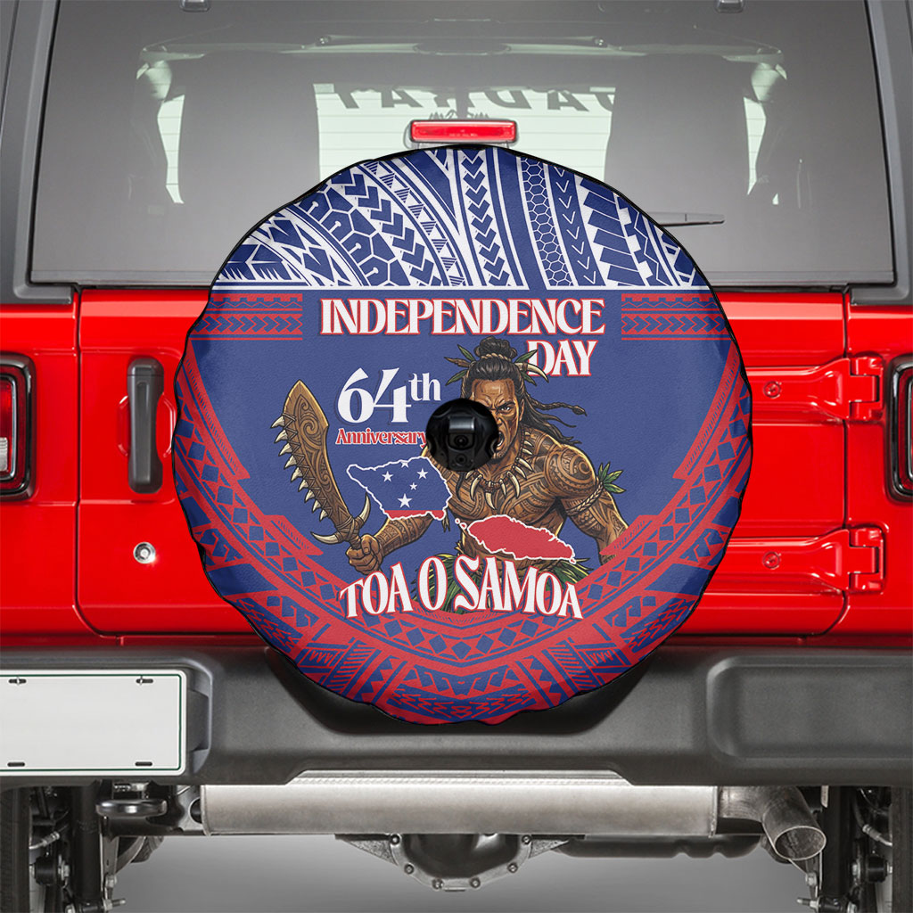 Samoa Independence Day Spare Tire Cover 64th Anniversary Toa O Samoa
