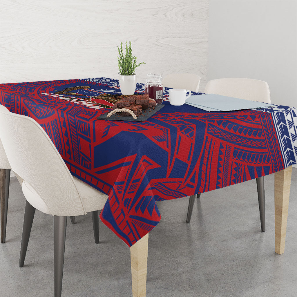 Samoa Independence Day Tablecloth 64th Anniversary Toa O Samoa