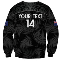Custom New Zealand Silver Fern Football Sweatshirt Summer 2024 Olympic Go Aotearoa