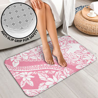 Polynesian Tiare Flower Pink Pastel Vibes Bathroom Set